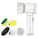 Escova De Limpeza Elétrica SpinClean 5 em 1 - Prática e Sem Esforço!