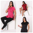 Kit 3 Blusas Femininas Dry Fit - Conforto, Estilo e Performance!