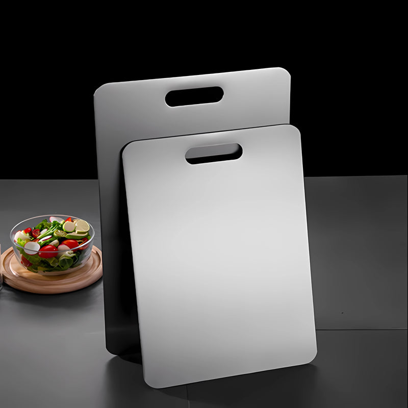 Tábua de Aço Antibacteriana SteelChef – Higiene e Durabilidade!