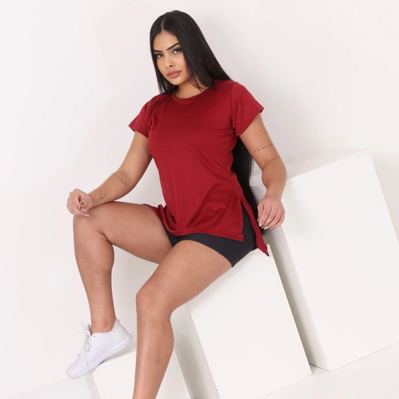 Kit 3 Blusas Femininas Dry Fit - Conforto, Estilo e Performance!