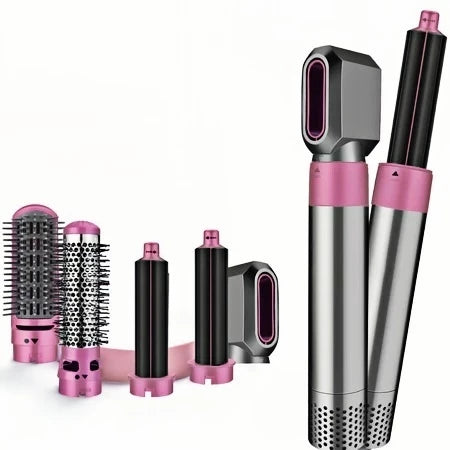 Escova 5 em 1 StyleEase – Praticidade e Estilo!