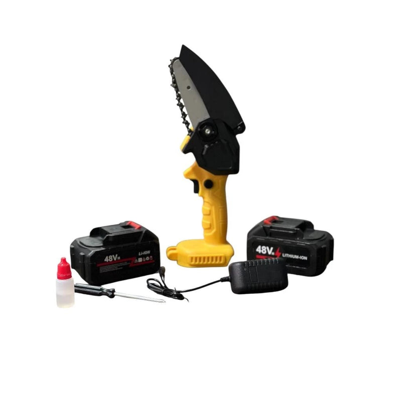 Mini Motoserra Elétrica Portátil - Praticidade e Potência!